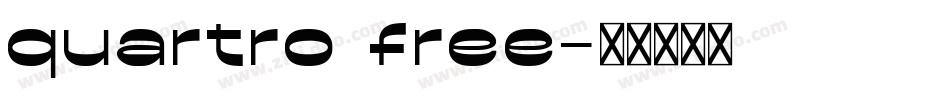 quartro free字体转换